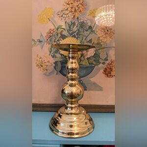 Elegant heavy duty Gold Candle Holder